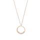 Swarovski Crystal Studded Pendant - Rose Gold